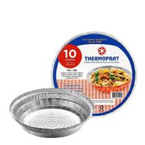 Marmitex De Aluminio 1200ml Com 10 Unidades Thermoprat Marmitex De Aluminio 1200ml Com 10 Unidades Thermoprat