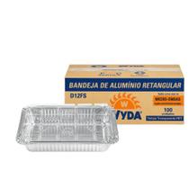 Marmitex de Aluminio 220ml Caixa Com 100 Unidades Wyda Marmitex de Aluminio 220ml Caixa Com 100 Unidades Wyda