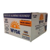 Marmitex de Alumínio Nº8 850ml Fechamento Máquina Wyda c/100 un