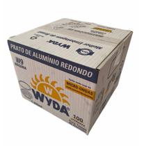 Marmitex de Alumínio Nº9 1200ml Fechamento Máquina Wyda com 100 unidades