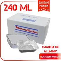 Marmitex de Alumínio Retangular Térmica com 100