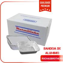 Marmitex de Alumínio Retangular Térmica com 100 Marmitex de Alumínio Retangular Térmica com 100