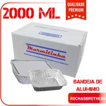 Marmitex de Alumínio Retangular Térmica com 100