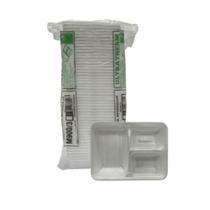 Marmitex de Isopor 900ml Retangular sem tampa 3 divisórias com 300 unidades Marmitex de Isopor 900ml Retangular sem tampa 3 divisórias com 300 unidades