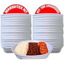 Marmitex De Isopor Modelo N7 Tamahno 500ml Comida Quente Multiuso 100 Unidades Marmitex De Isopor Modelo N7 Tamahno 500ml Comida Quente Multiuso 100 Unidades