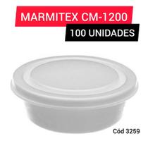 Marmitex Isopor com Tampa - Fardo com 100 unidades