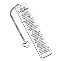 Marque o Enbloceclat Inspirational for Daughter como presente Marque o Enbloceclat Inspirational for Daughter como presente