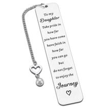 Marque o presente Enbloceclat Daughter da Mom Inspirational Marque o presente Enbloceclat Daughter da Mom Inspirational