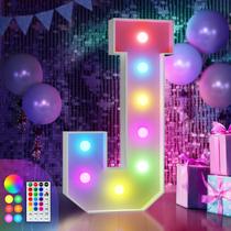 Marquee Light Up Letter imprsv J 90cm com controle remoto