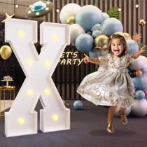 Marquee Light Up Letters imprsv 91 cm para decoração de festa Letter X
