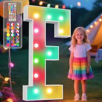 Marquee Light Up Letters Ledido 4FT 34 cores que mudam com controle remoto