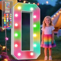 Marquee Light Up Letters Ledido 4FT 34 cores que mudam com controle remoto