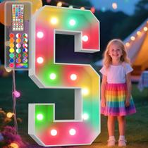 Marquee Light Up Letters Ledido 4FT com controle remoto de 34 cores