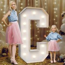 Marquee Light Up Letters Teebloom 4FT C com bolsa de água pesada Marquee Light Up Letters Teebloom 4FT C com bolsa de água pesada