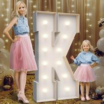 Marquee Light Up Letters Teebloom 4FT K com bolsa de água pesada