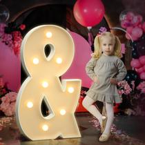 Marquee Light Up Letters Tongjoy 92 cm para decoração de festas Marquee Light Up Letters Tongjoy 92 cm para decoração de festas