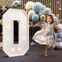 Marquee Light Up Numbers imprsv 91 cm Block Mosaic Number 0