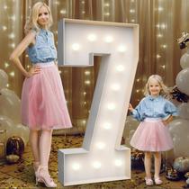 Marquee Light Up Numbers Teebloom 4FT para decoração de festas Marquee Light Up Numbers Teebloom 4FT para decoração de festas