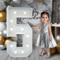 Marquee Numbers imprsv 120 cm de altura para decoração de festa de aniversário Marquee Numbers imprsv 120 cm de altura para decoração de festa de aniversário