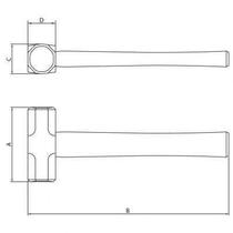 Marreta 1.5kg C/c Tramontina 8003 Oitavada Marreta 1.5kg C/c Tramontina 8003 Oitavada
