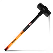 Marreta 8Kg Oitavada Aço Forjado Cabo Fibra Longo Profissional Demolição Industrial Bestfer BFH3452