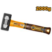 Marreta com Cabo de Fibra e Emborrachado 2000G INGCO Marreta com Cabo de Fibra e Emborrachado 2000G INGCO