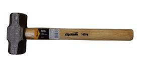 Marreta De Aço Forjado 1kg Com Cabo De Madeira