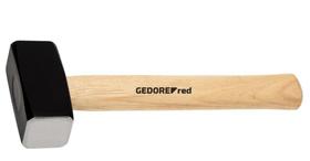 Marreta quadrada 1000g cabo de madeira Gedore Red Marreta quadrada 1000g cabo de madeira Gedore Red
