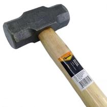 Marreta Quadrada em Aço 2000g com Cabo em Madeira - Sparta 5041