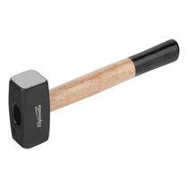 Marreta Quadrada Forjada 1kg Aço Carbono Cabo Madeira Sparta