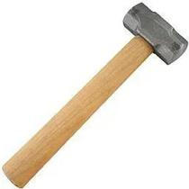 Marreta sparta oitavada 5kg 5000g cabo de madeira