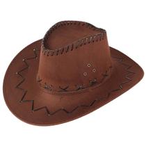 MarromUnissex Adulto Ocidental Oeste Cowboy Chapéu Mongol Chapéu Gra - generic