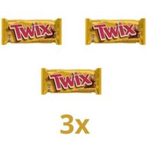 Mars Chocolate Twix 40 gramas - Kit com 03x