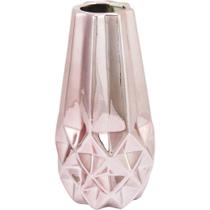 Marselha Vaso 24X12X12Cm Cerâmica Rose Marselha Vaso 24X12X12Cm Cerâmica Rose