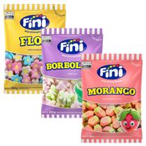Marshmallow Fini Borboleta Flor Morango 250g Kit 3 unidades Marshmallow Fini Borboleta Flor Morango 250g Kit 3 unidades