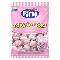 Marshmallow Fini Torção Rosa 250g