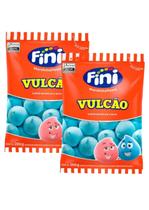Marshmallow Fini Vulcão Azul Baunilha e Nata 200g - 2 Pcts