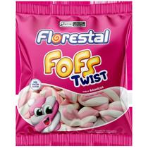 Marshmallow Florestal Fofs Twist Rosa Branco 220G Kit Com 6 Marshmallow Florestal Fofs Twist Rosa Branco 220G Kit Com 6