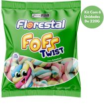 Marshmallow Fofs Twist Colorido Kit 6 Unidades De 220G Marshmallow Fofs Twist Colorido Kit 6 Unidades De 220G