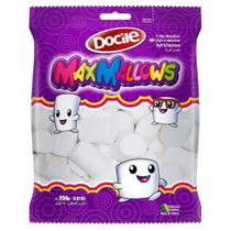 Marshmallow Maxmallows Tubo Branco Baunilha 250g - Docile Marshmallow Maxmallows Tubo Branco Baunilha 250g - Docile