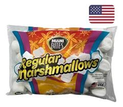 Marshmallow Miami Bites Regular Sabor Baunilha 250g Marshmallow Miami Bites Regular Sabor Baunilha 250g
