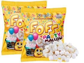 Marshmallow Mini Branco FOFS Party Mallow 250g - 2 Pcts Marshmallow Mini Branco FOFS Party Mallow 250g - 2 Pcts