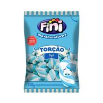 Marshmallow Torção Azul - 1 unidade Pct. c/ 250g - Fini - Marshmallow Torção Azul - 1 unidade Pct. c/ 250g - Fini -