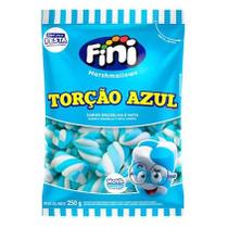 Marshmallow Torção Azul 250g - Fini Marshmallow Torção Azul 250g - Fini