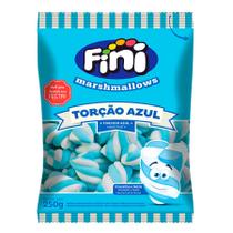 Marshmallow Torção Azul 250Gr - Fini