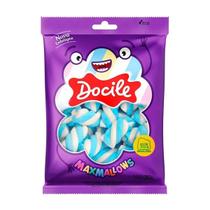 Marshmallow Twist Branco e Azul Baunilha Maxmallows - 250g