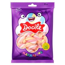 Marshmallow Twist Colorido Morango Maxmallows Docile - 250g Marshmallow Twist Colorido Morango Maxmallows Docile - 250g