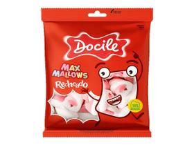 Marshmallow Twist Recheado Rosa Branco 220g - Docile