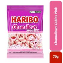 Marshmallows Morango Chamallows Cables Pink 70g - Haribo