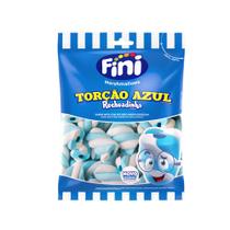 Marshmallows Torção Recheadinho Azul 200g - Fini Marshmallows Torção Recheadinho Azul 200g - Fini